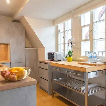 Floor With Two Balconies In The Old Town